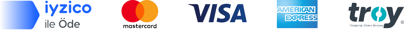 Iyzcio, mastercard, visa logoları